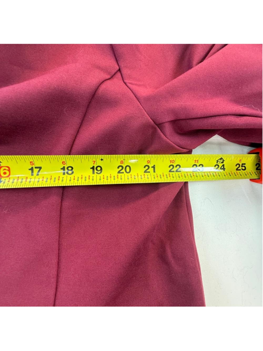 ELOQUII Size 14 Burgundy Skirt Suit Set Blazer Pencil Skirt Career Wear NWT - Picture 3 of 10